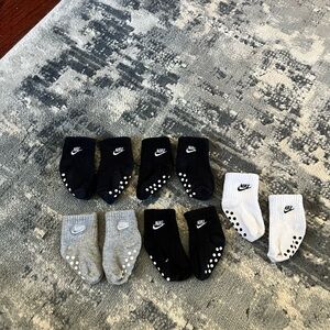 Nike Infant Socks Collection - Black, Gray, White